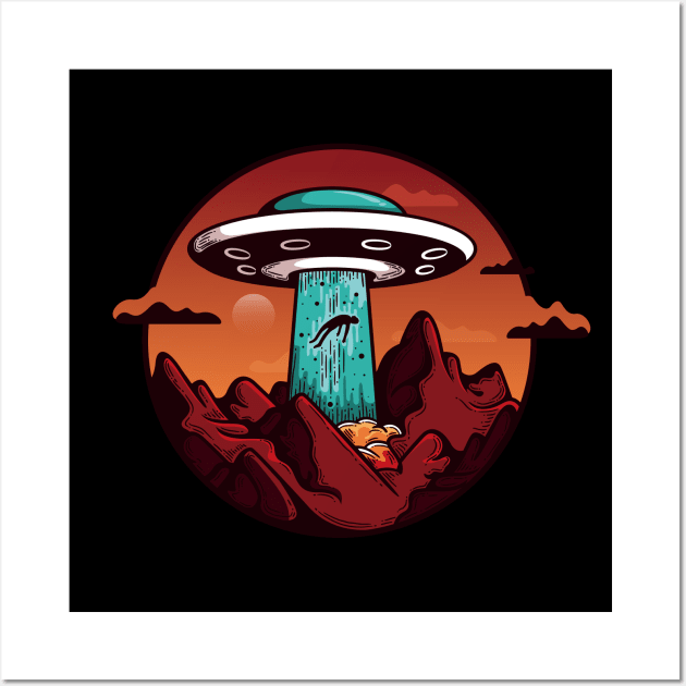 Ufo Abductions Wall Art by TambuStore